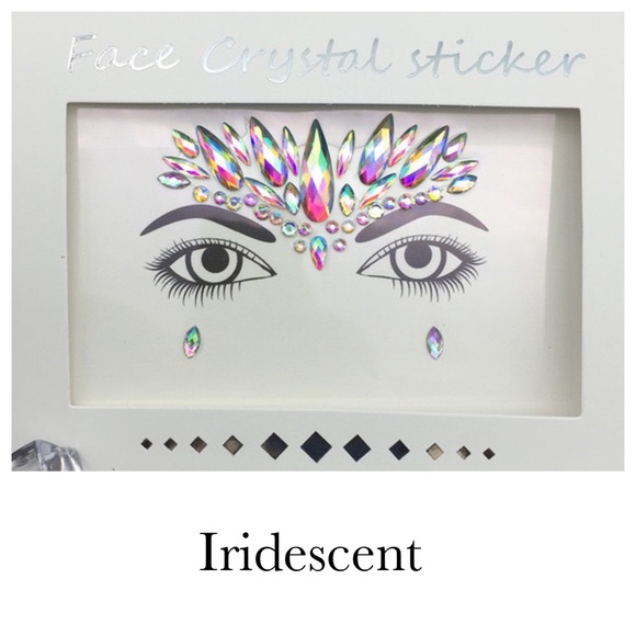 Rave Festival Crystal Rhinestone Face Jewels - Picture 14 of 16